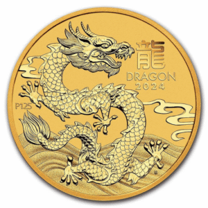 Lunar Chinese Dragon Gold Coin